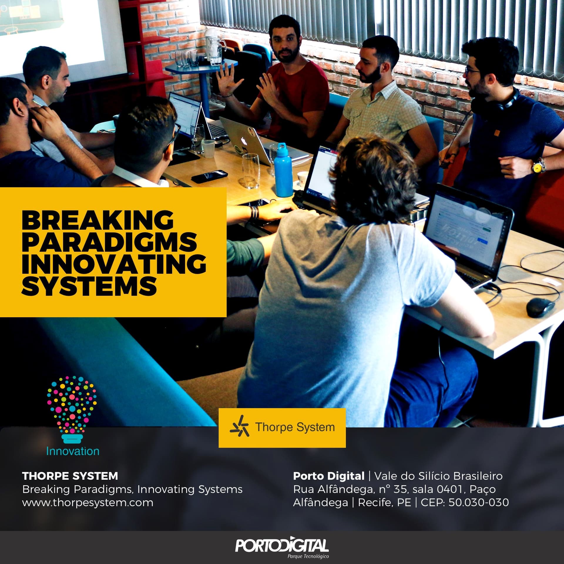 Time da Thorpe Innovation no Hackathon CIn · Voxar Labs — Porto Digital, Recife